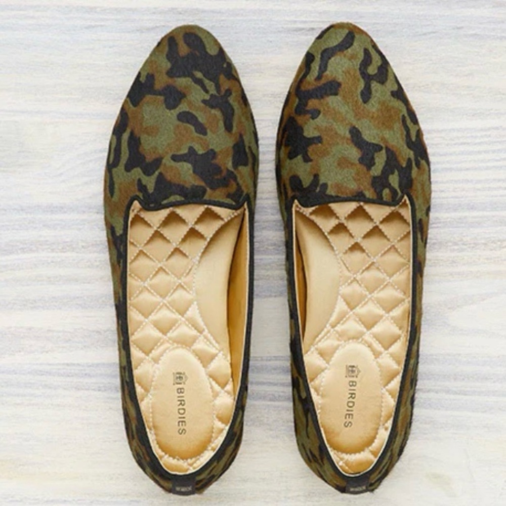 Birdies  - Blackbird in Camo Calf Hair - Women's 7.5